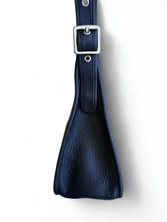 Coach Navy and Black Leather Crossbody Bag - Picture 3 of 7